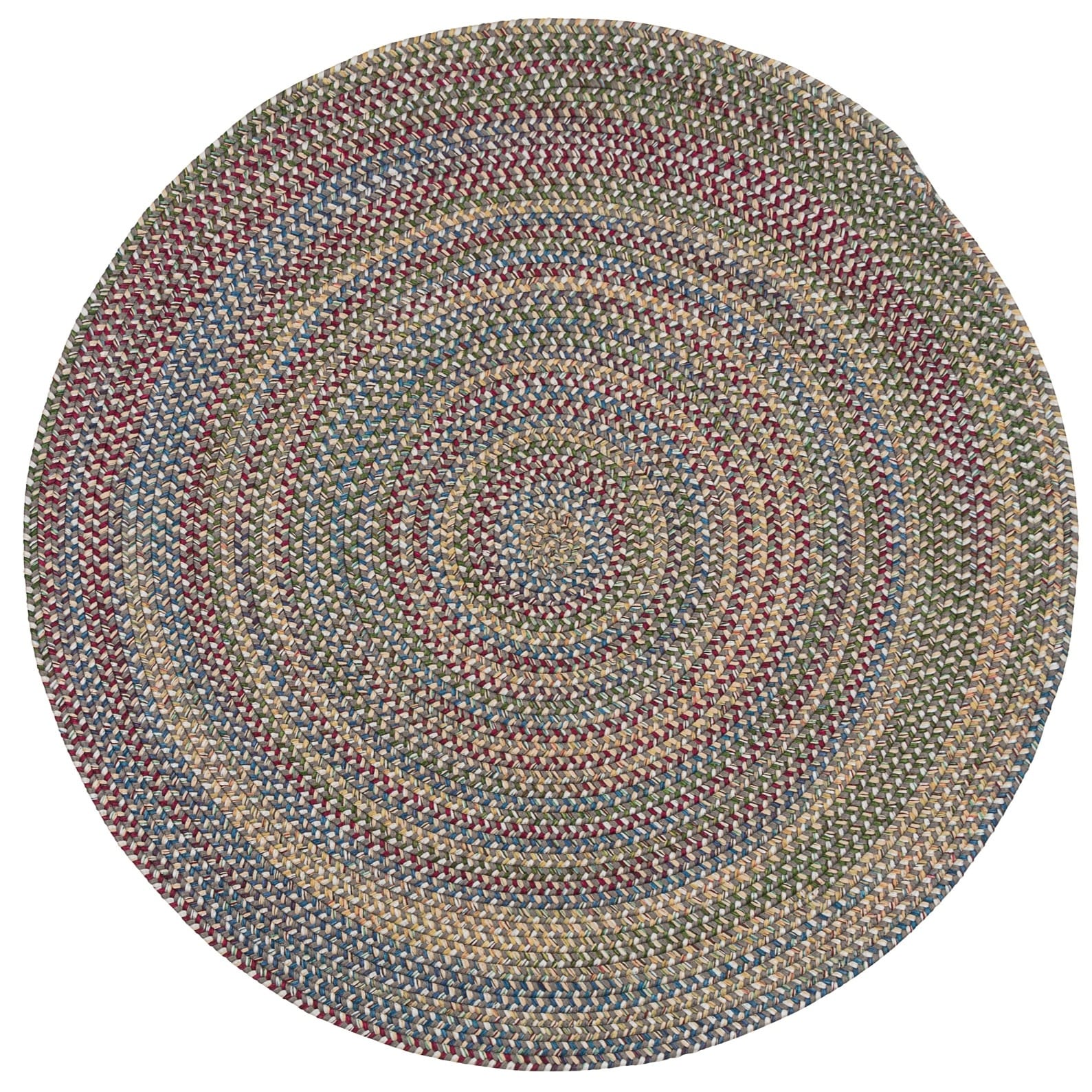 Tapis rond tressé rustique Worley de Colonial Mills