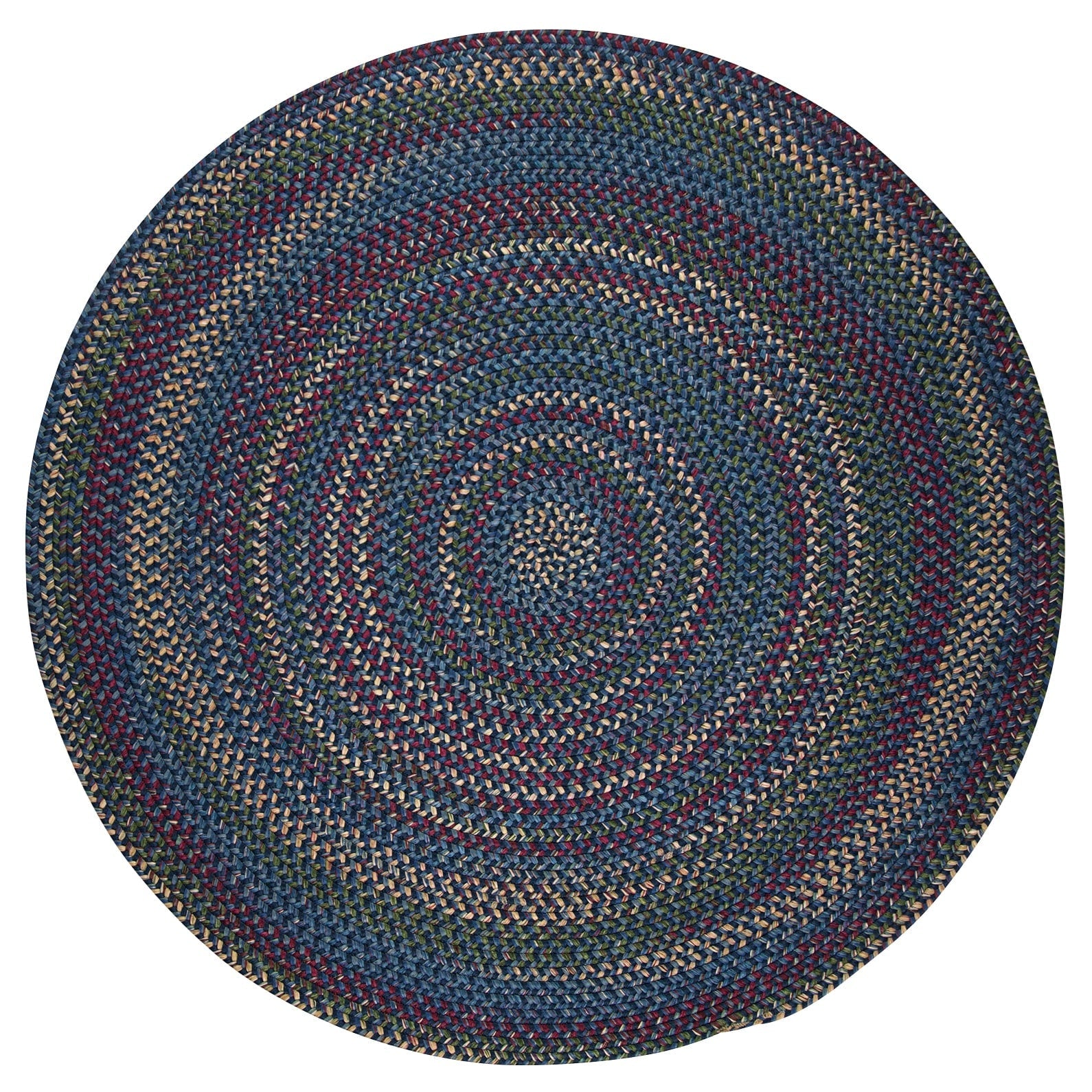 Tapis rond tressé rustique Worley de Colonial Mills