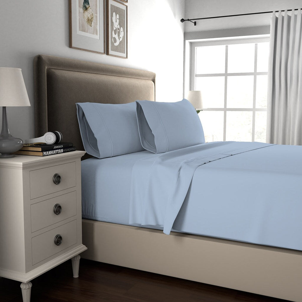 Color Sense 800TC Luxury Cotton-Blend Wrinkle-Resistant Sheet Set