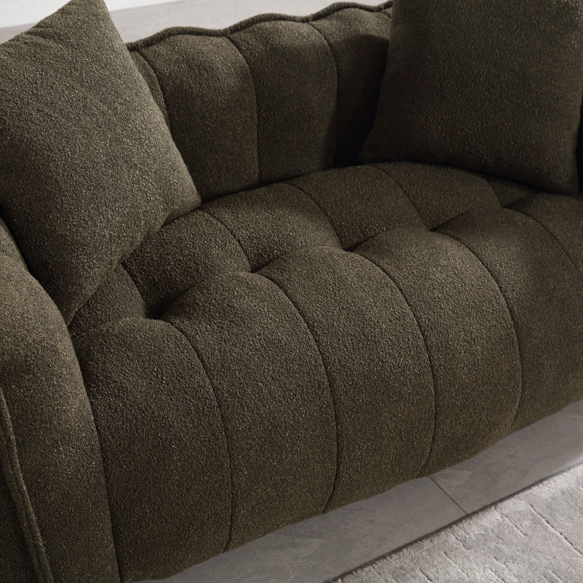 Comfortable square recliner sofa