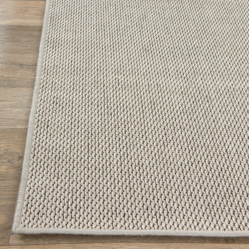 Tapis contemporain uni d'intérieur/extérieur