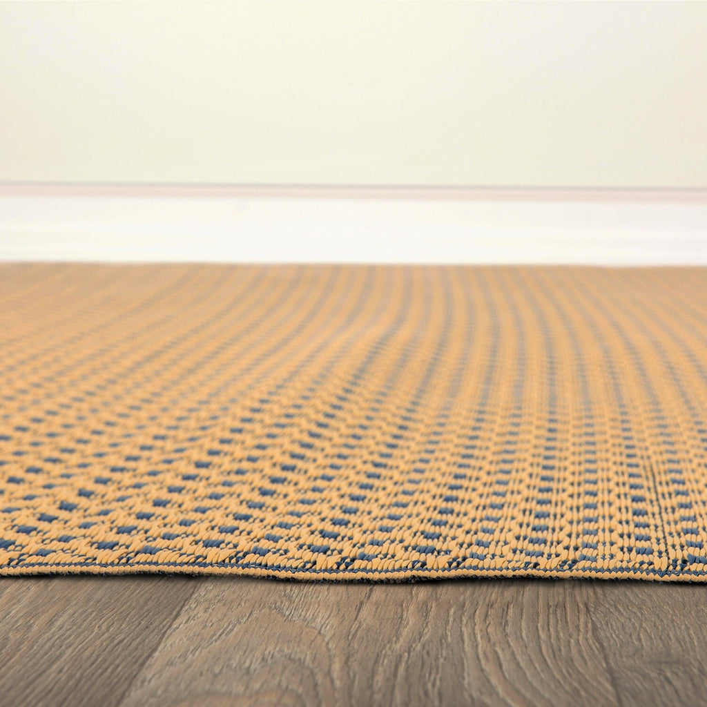 Tapis d'extérieur contemporains en plastique solide réversible