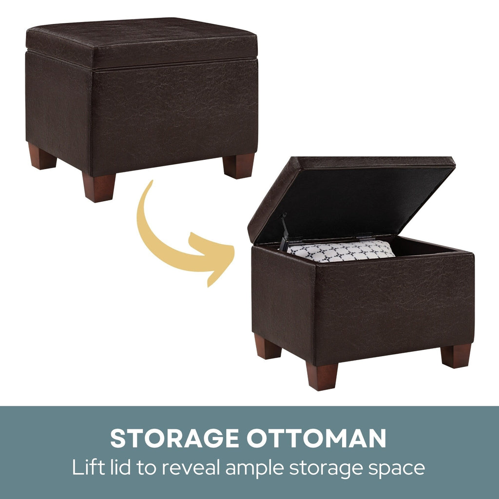 Convenience Concepts Madison Storage Ottoman