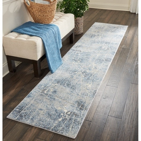 Tapis Nourison Somerset à motif floral contemporain