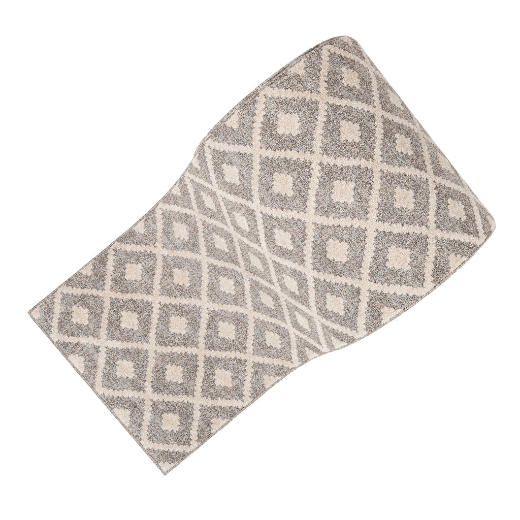 Tapis d'escalier moderne Harlow Trellis sur mesure