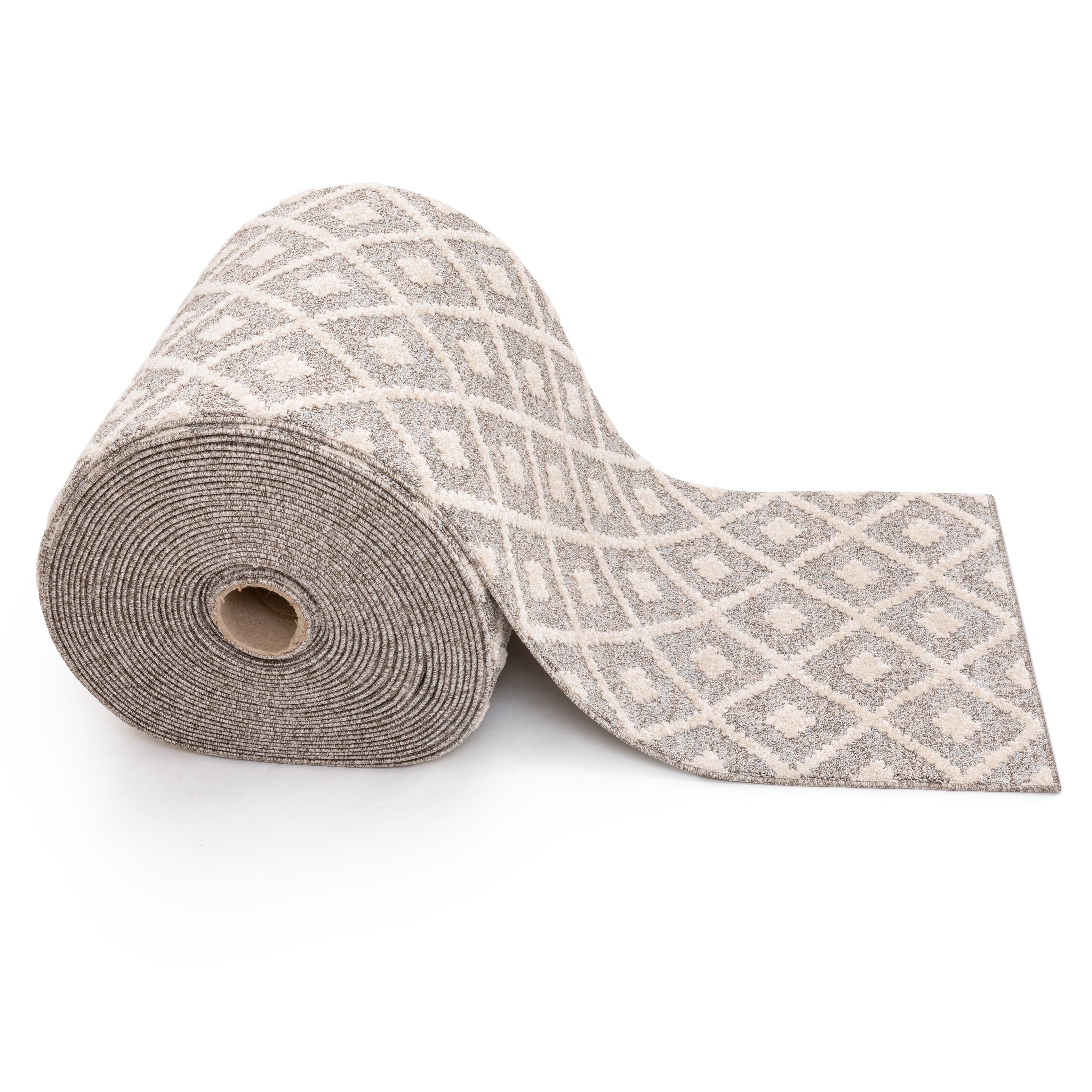 Tapis d'escalier moderne Harlow Trellis sur mesure