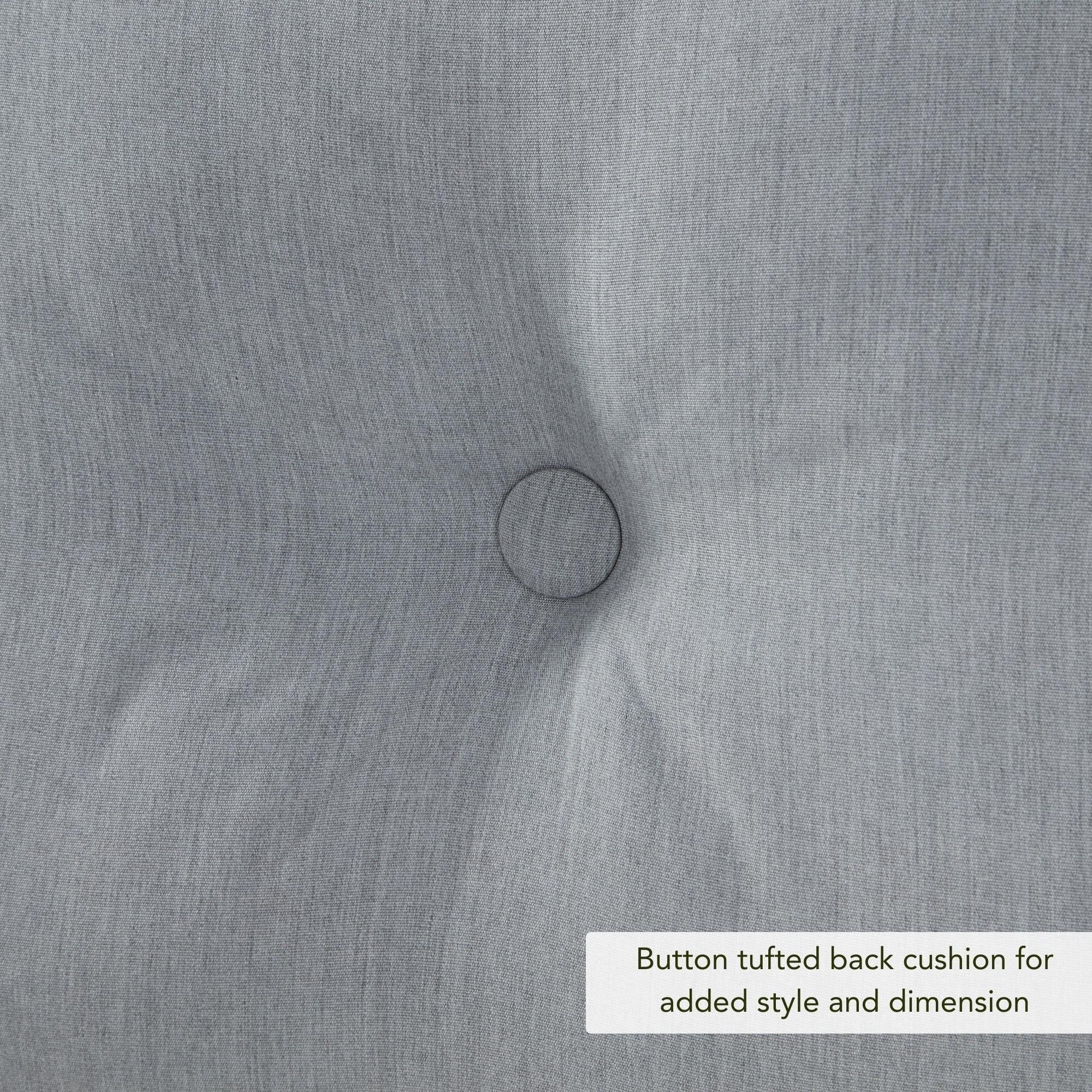 Ensemble de coussins d'extérieur à siège profond Sunbrella de qualité supérieure, 2 pièces