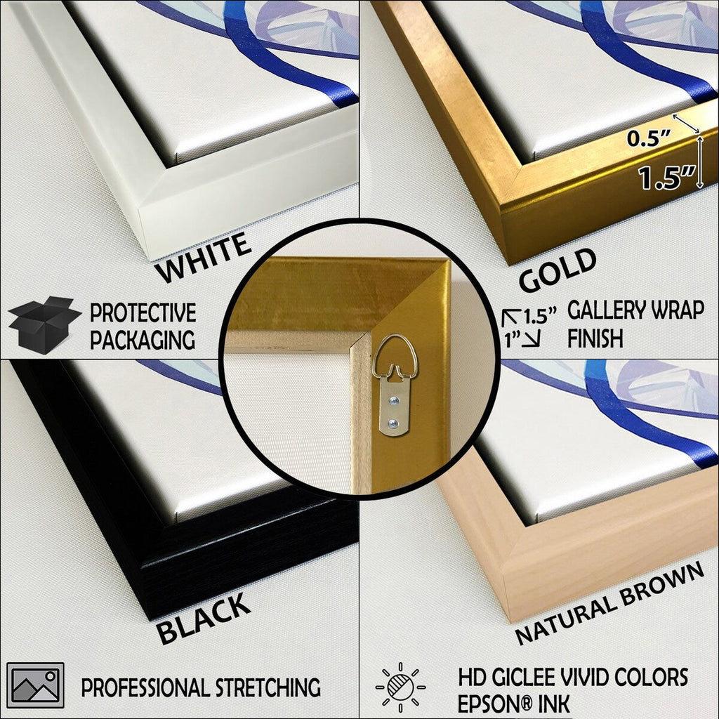 Designart Abstraction I Abstract Framed Wall Art Set Of 3 Frame Gallery Wall Set For Home Decor