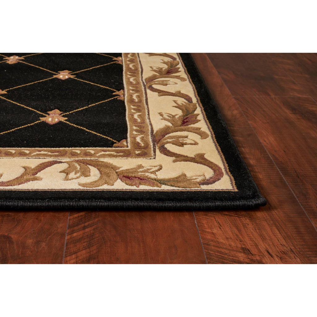 Tapis Domani Classics style victorien à bordure en treillis