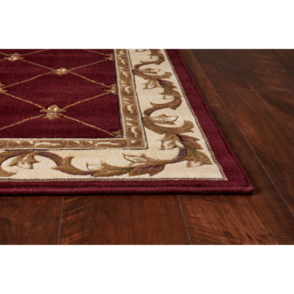 Tapis Domani Classics style victorien à bordure en treillis