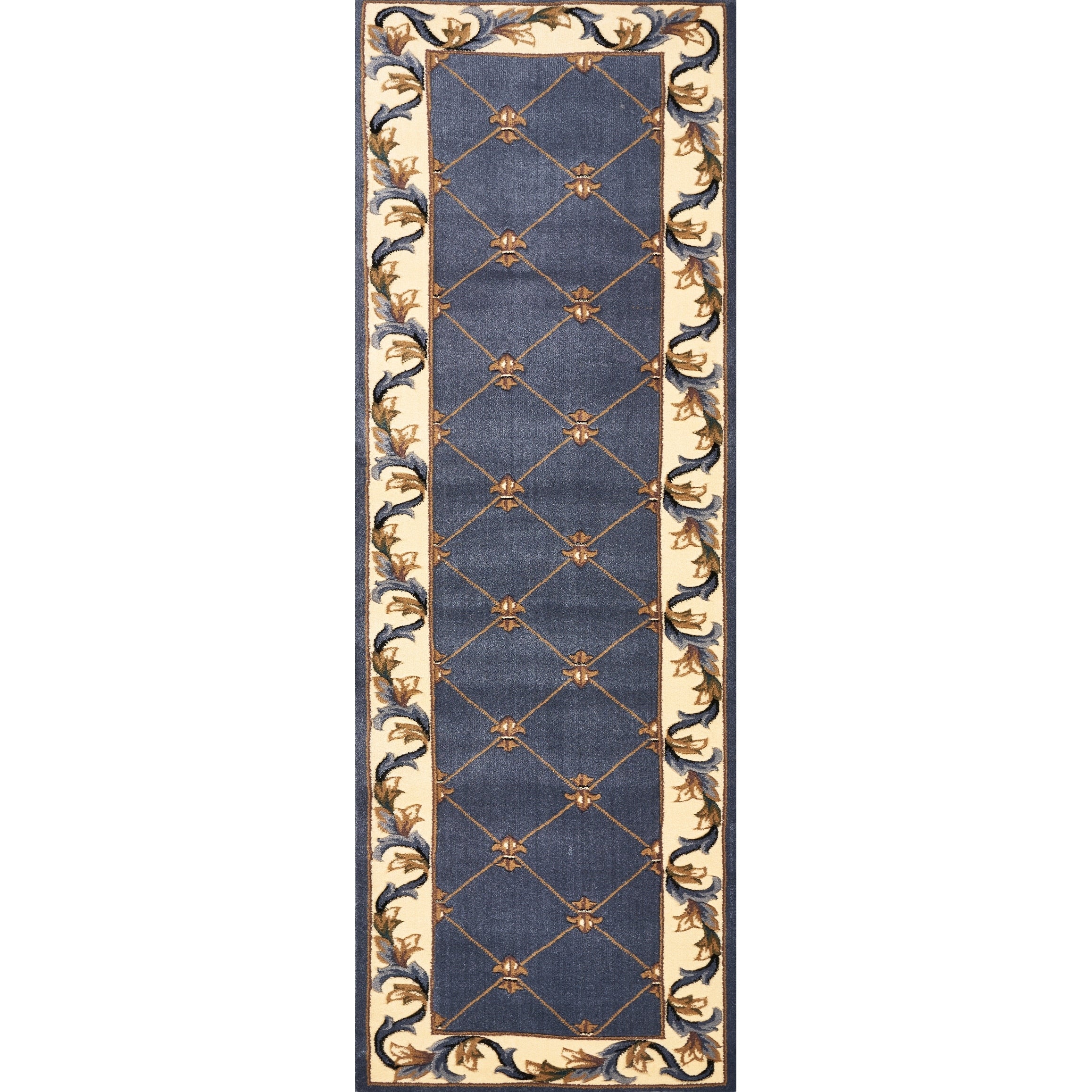 Tapis Domani Classics style victorien à bordure en treillis