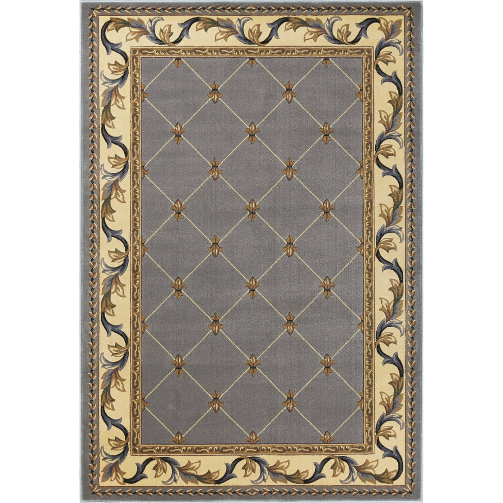 Tapis Domani Classics style victorien à bordure en treillis