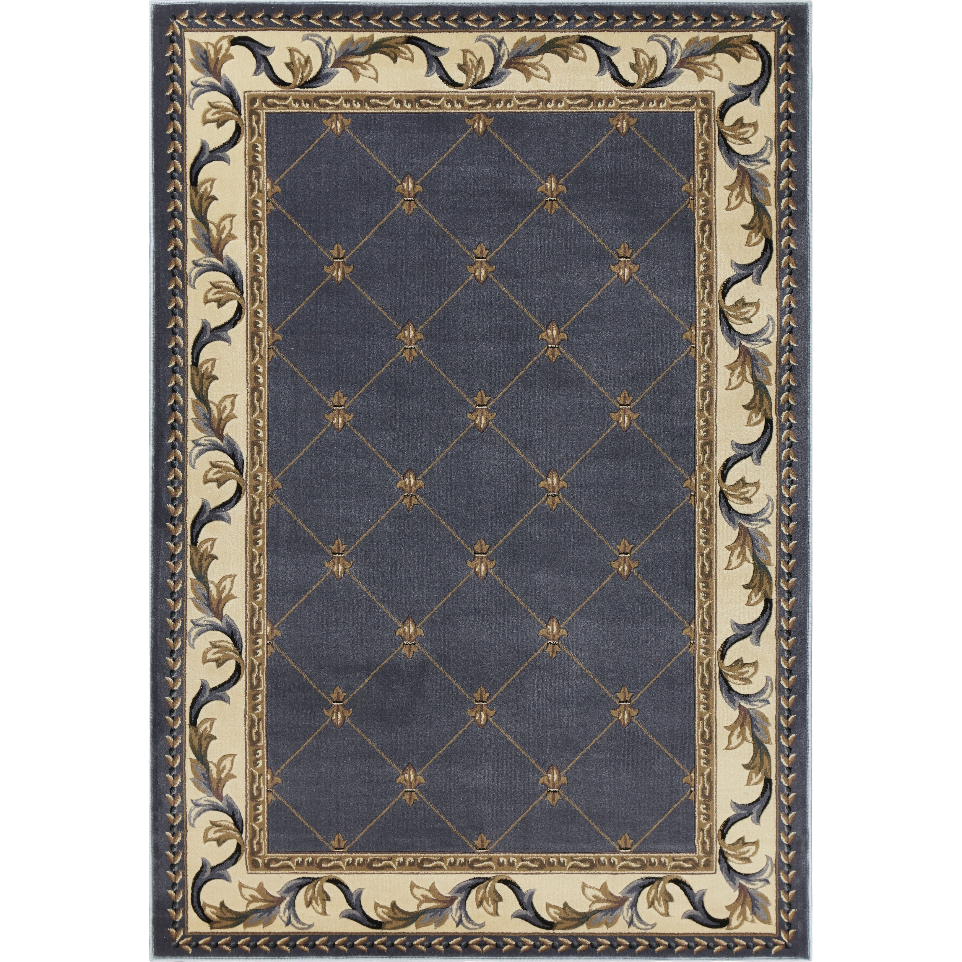 Tapis Domani Classics style victorien à bordure en treillis