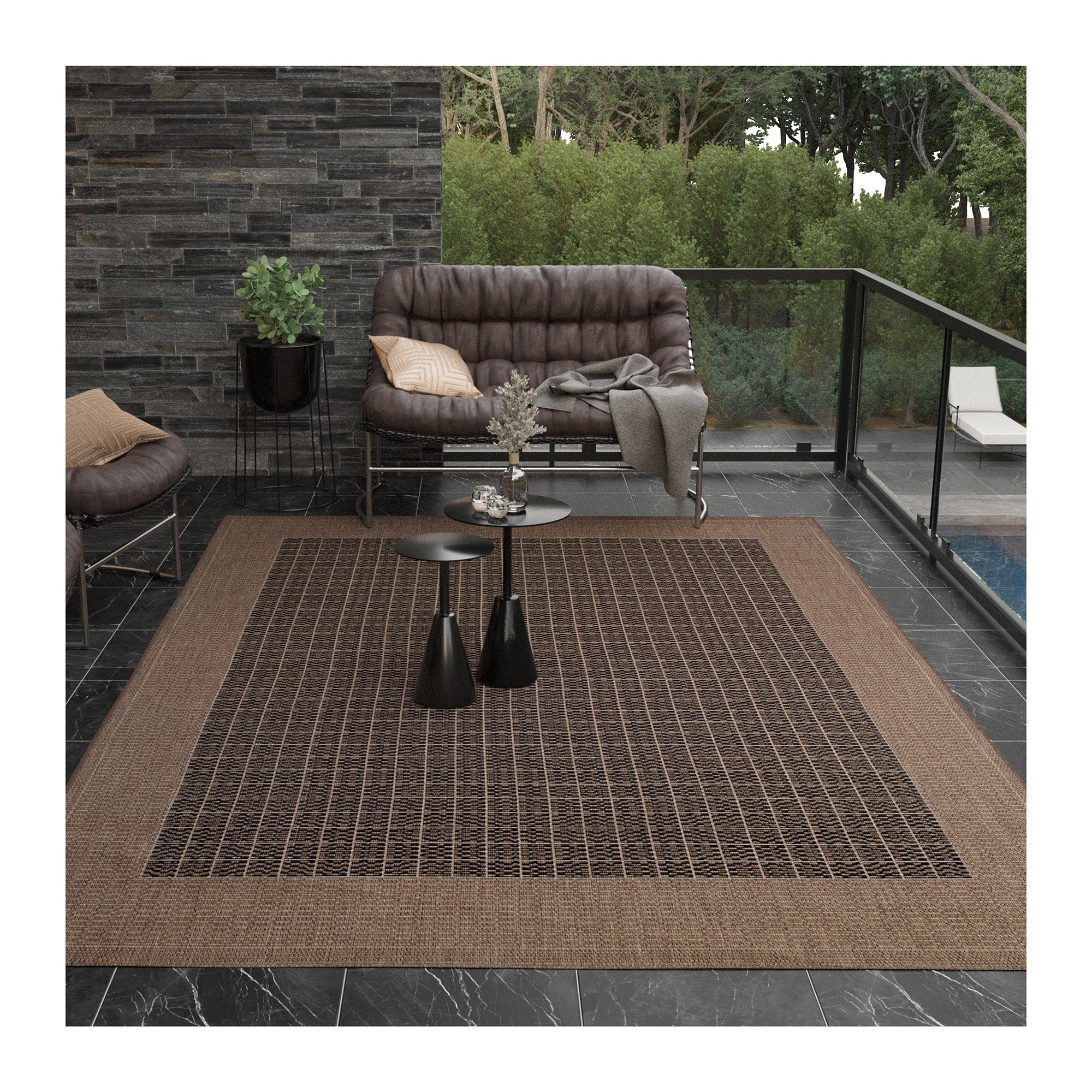 Tapis pergola Dream Decor Quad pour intérieur/extérieur