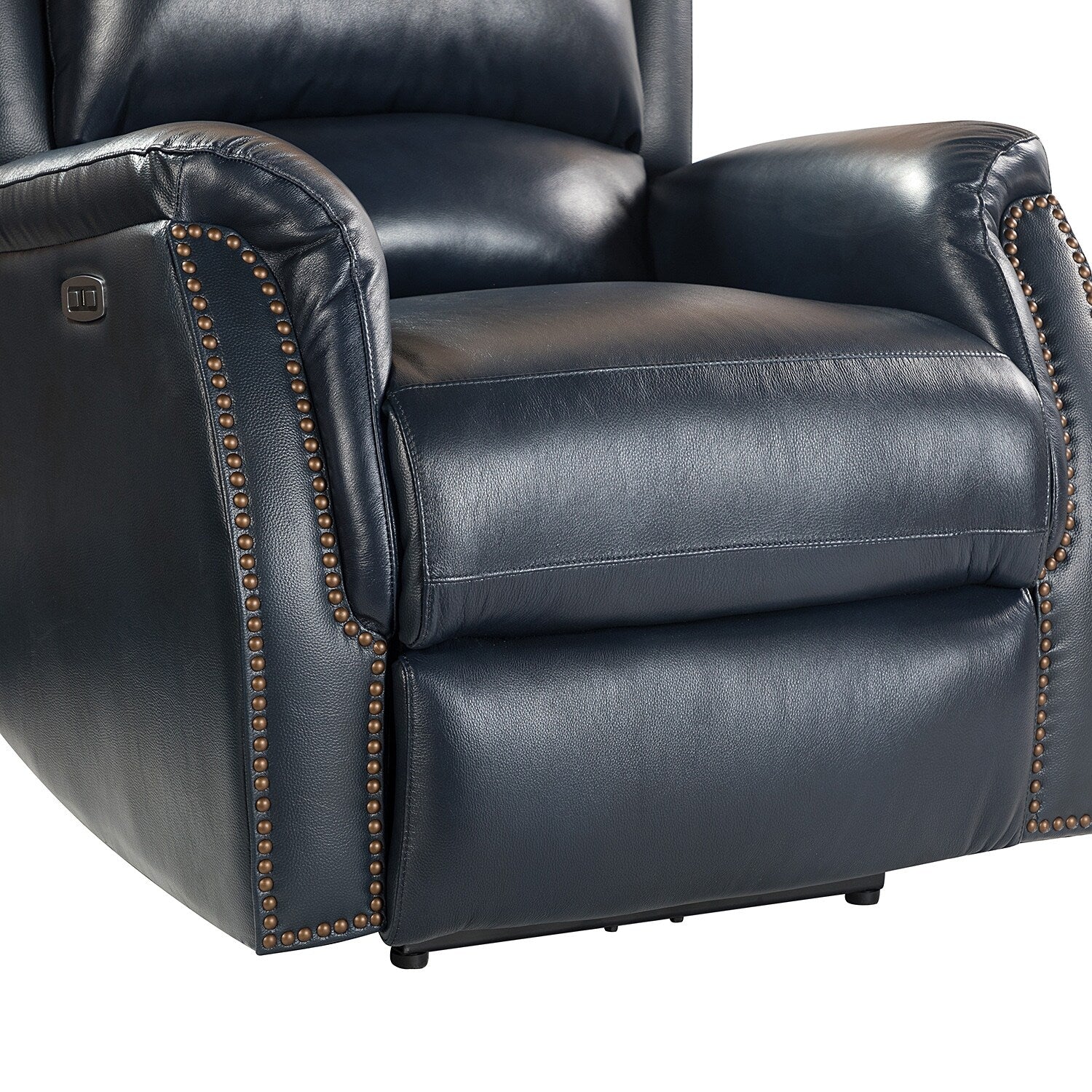 Eduardo Genuine Leather Power Recliner with USB Port Set of 2