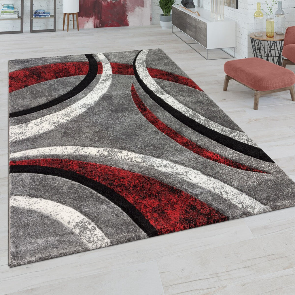 Tapis moderne pour salon, motif abstrait