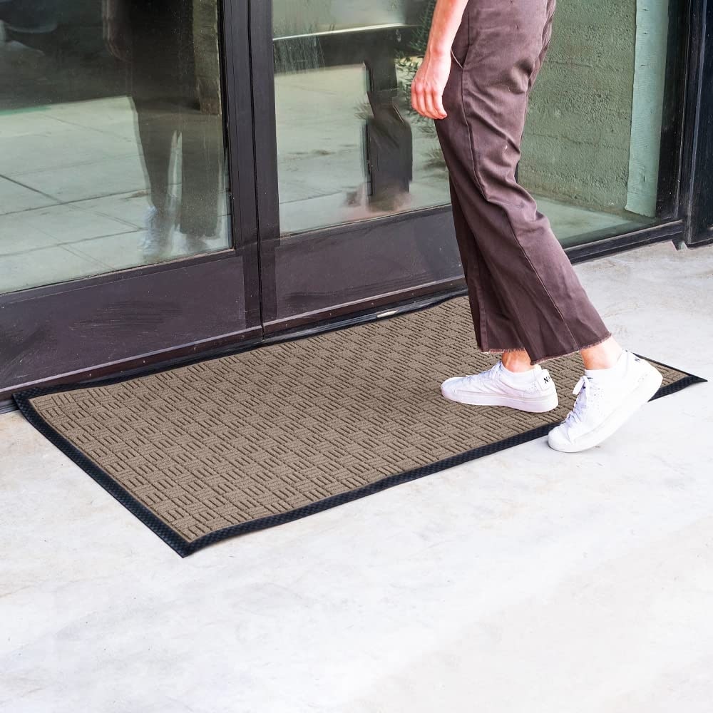 Tapis d'entrée Envelor pour intérieur et extérieur, profil bas, usage commercial.
