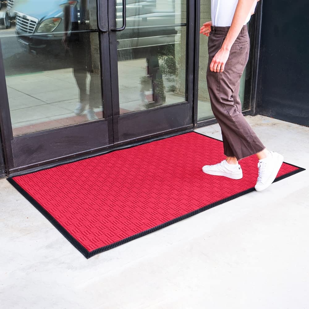 Tapis d'entrée Envelor pour intérieur et extérieur, profil bas, usage commercial.