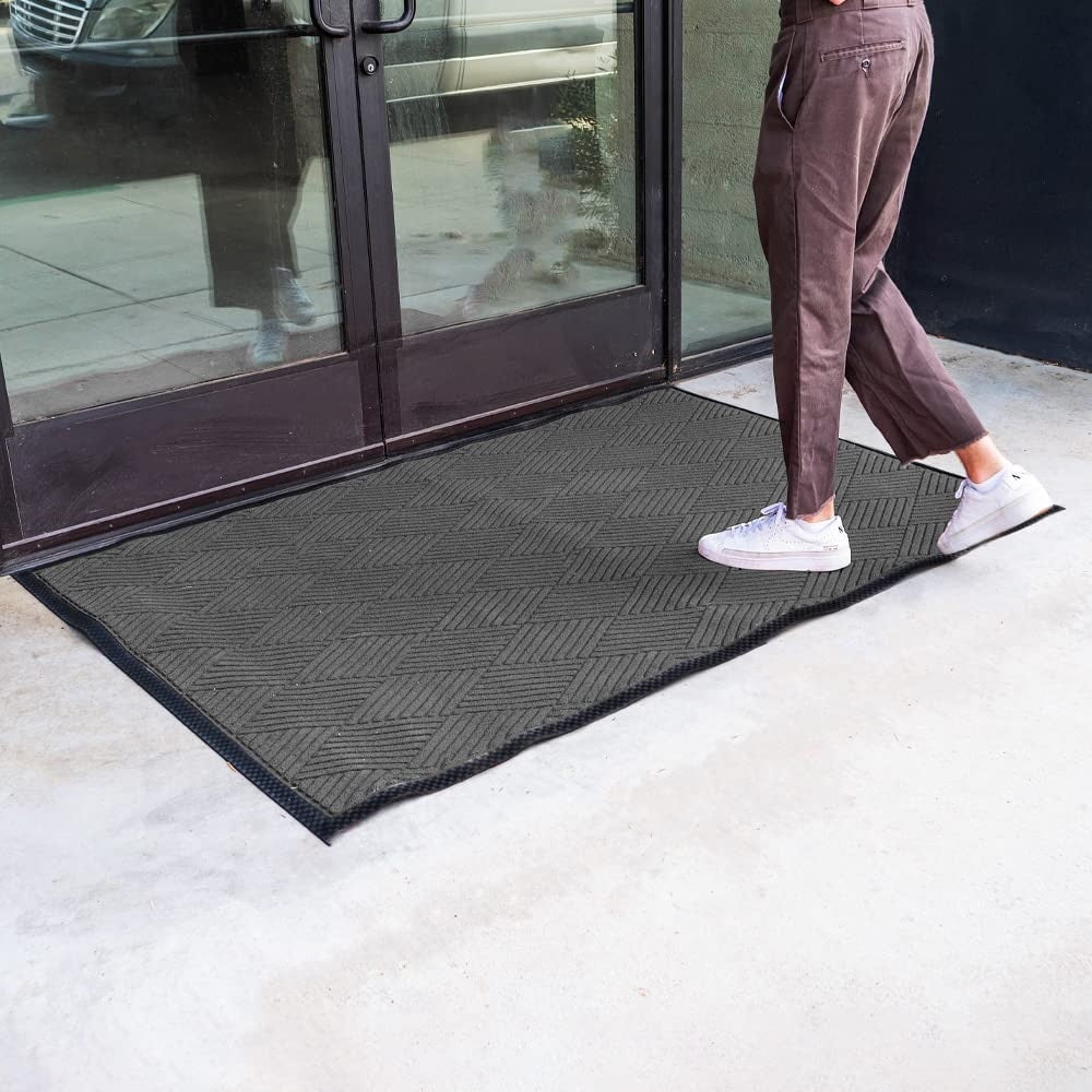 Tapis d'entrée Envelor pour intérieur et extérieur, profil bas, usage commercial.
