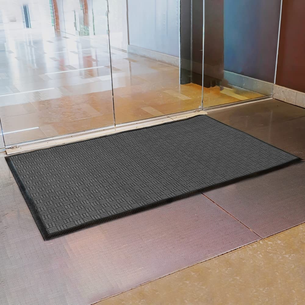 Tapis d'entrée Envelor pour intérieur et extérieur, profil bas, usage commercial.