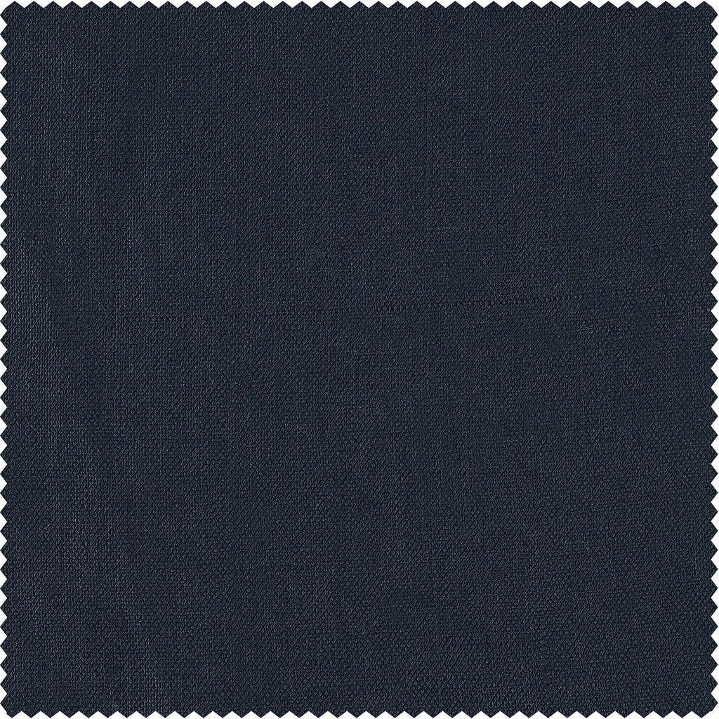 Exclusive Fabrics French Linen Room Darkening Curtains Panel - Elegant luxurious Drapes (1 Panel)