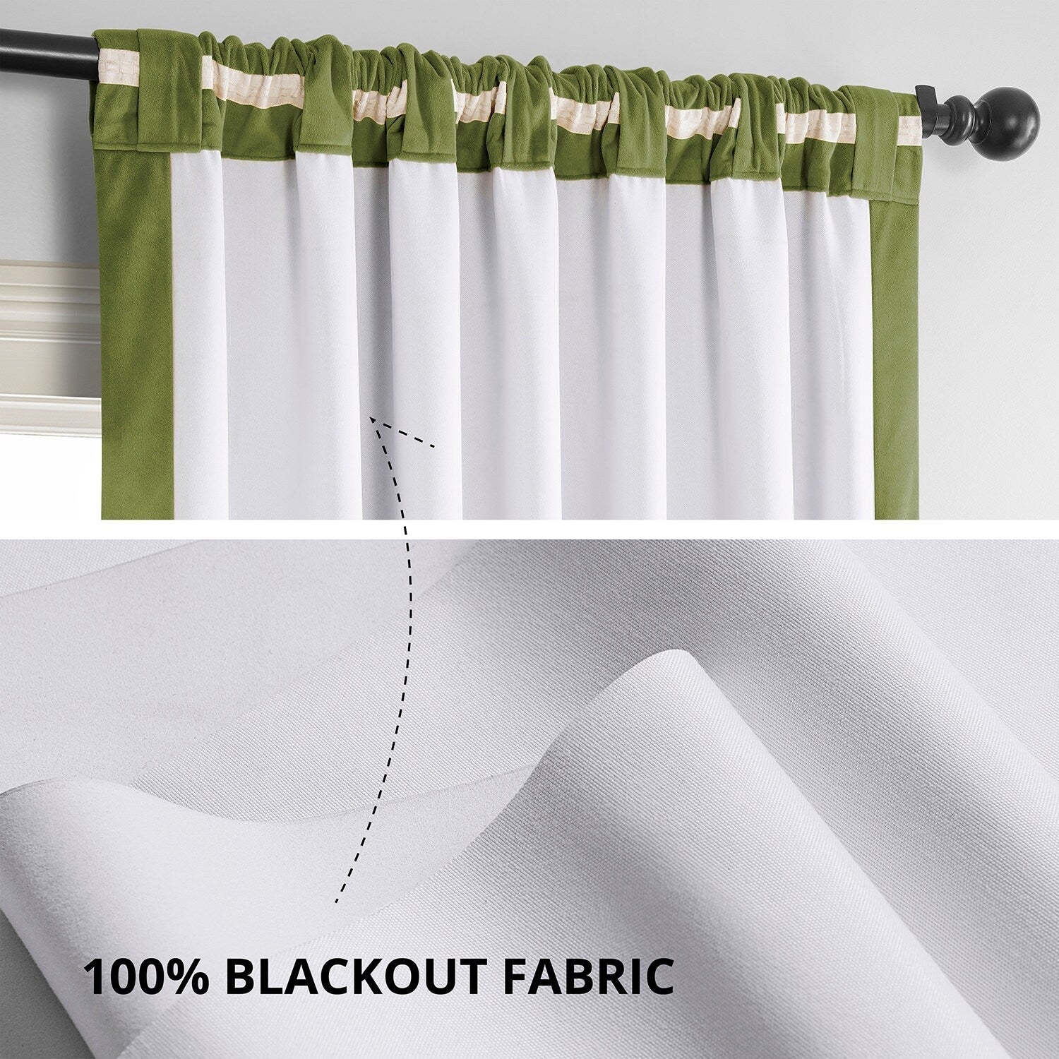 Exclusive Fabrics Signature Blackout Velvet Curtain (1 Panel)