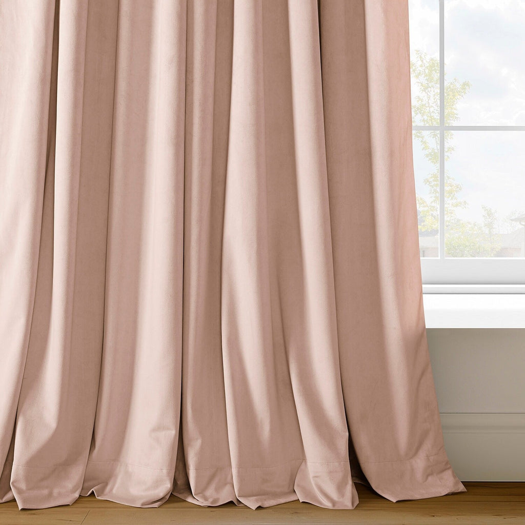 Exclusive Fabrics Signature Blackout Velvet Curtain (1 Panel)