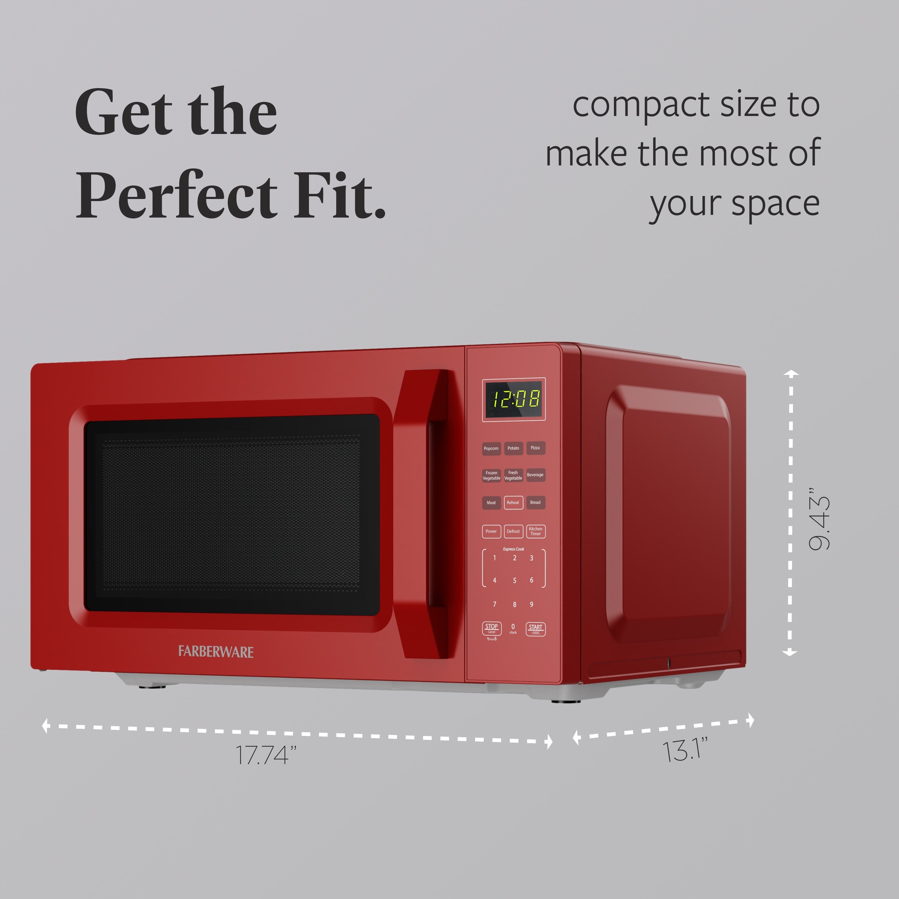 Four à micro-ondes compact de comptoir Farberware de 700 watts
