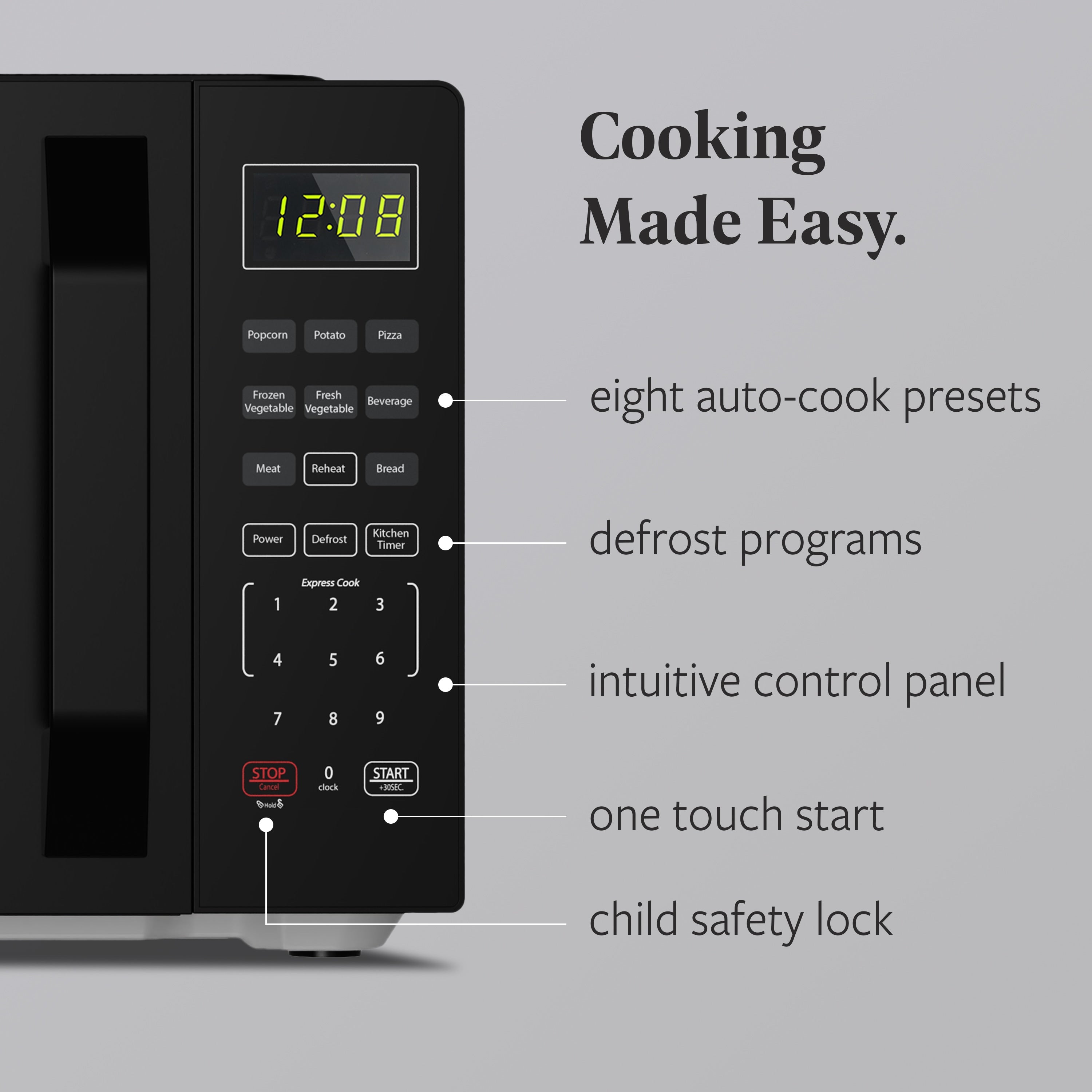 Four à micro-ondes compact de comptoir Farberware de 700 watts