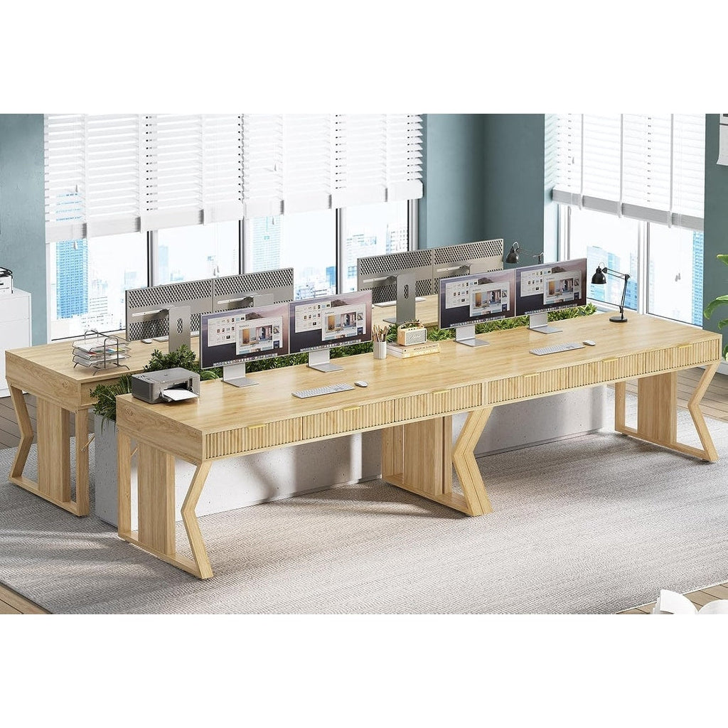 Bureau de direction de ferme Bureau à domicile Tiroir de classement Support d'écran Prise de courant