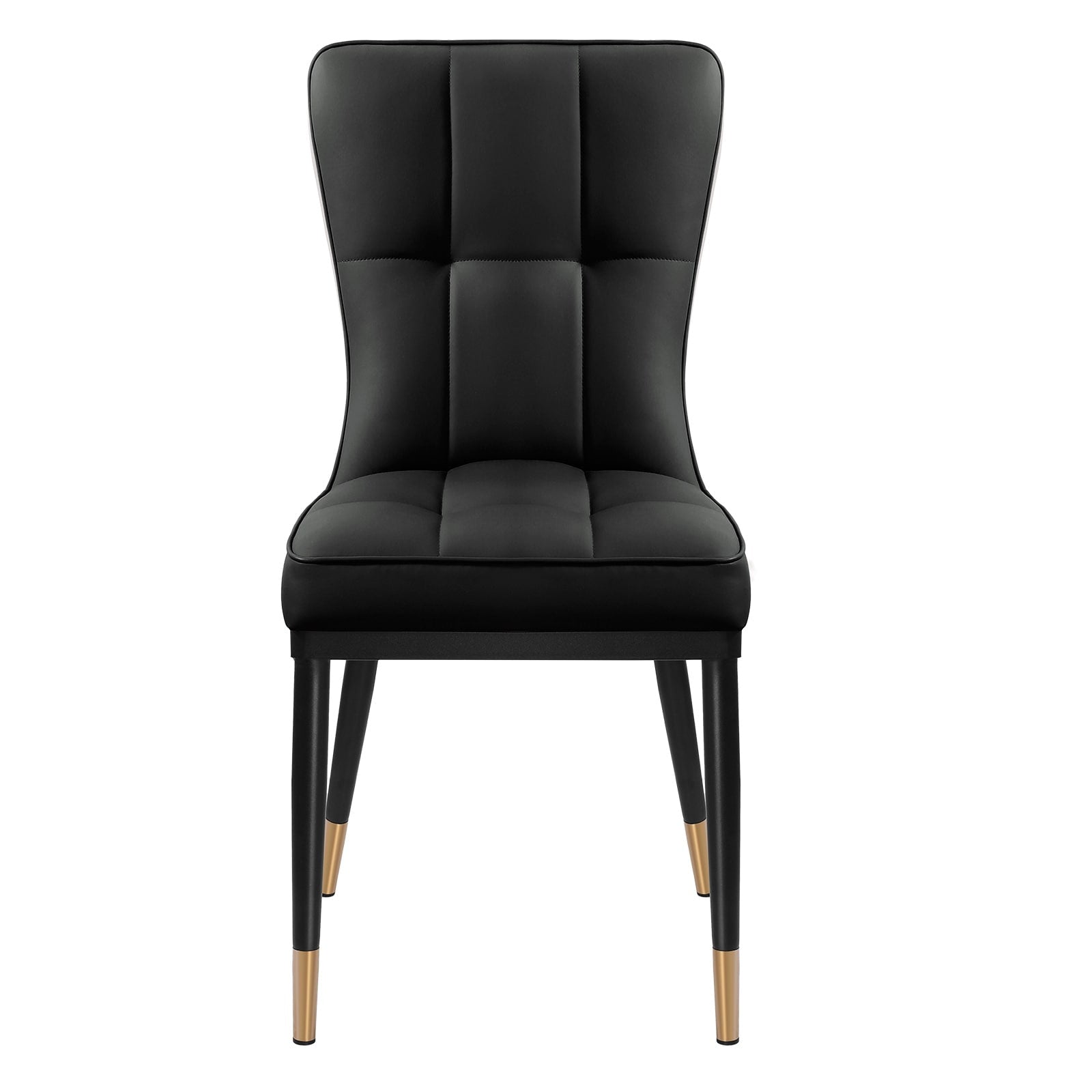 Lot de 2/4 chaises de salle à manger rembourrées en similicuir