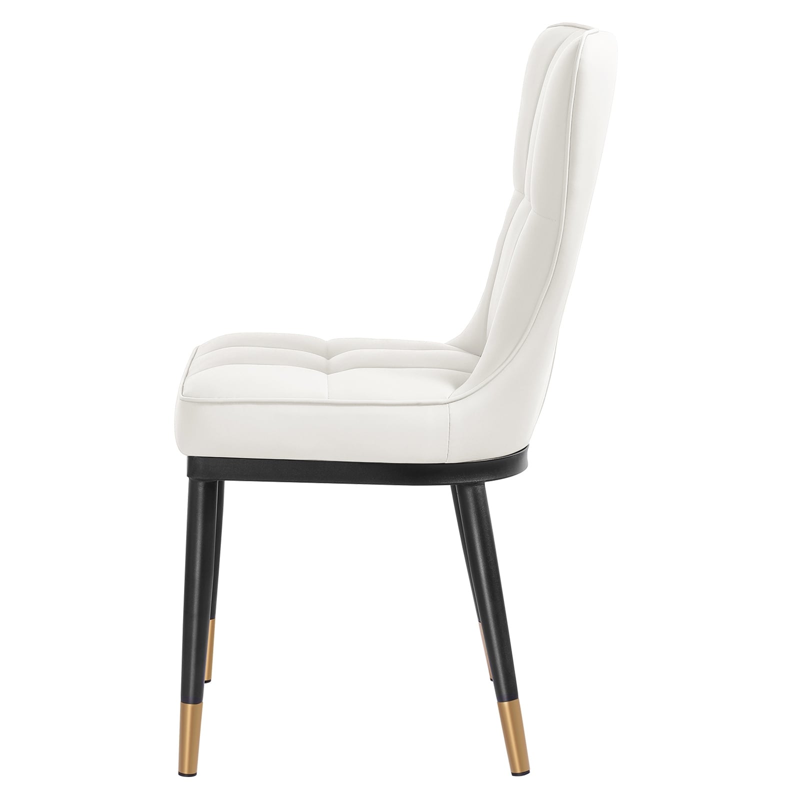 Lot de 2/4 chaises de salle à manger rembourrées en similicuir