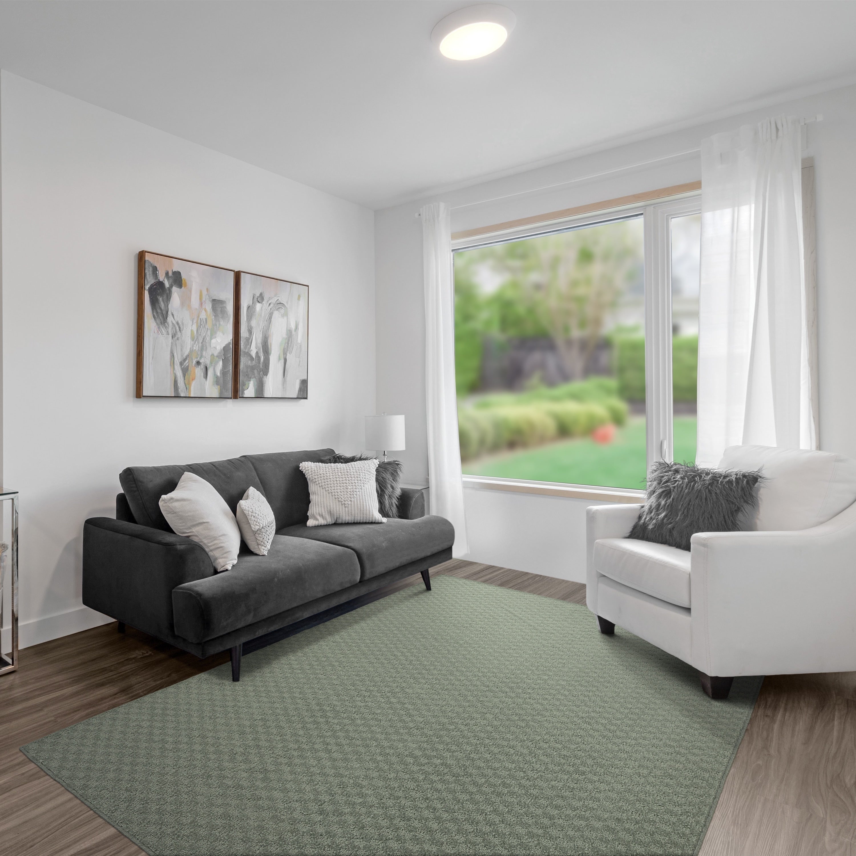 Tapis d'intérieur uni Garland Carpet Medallion