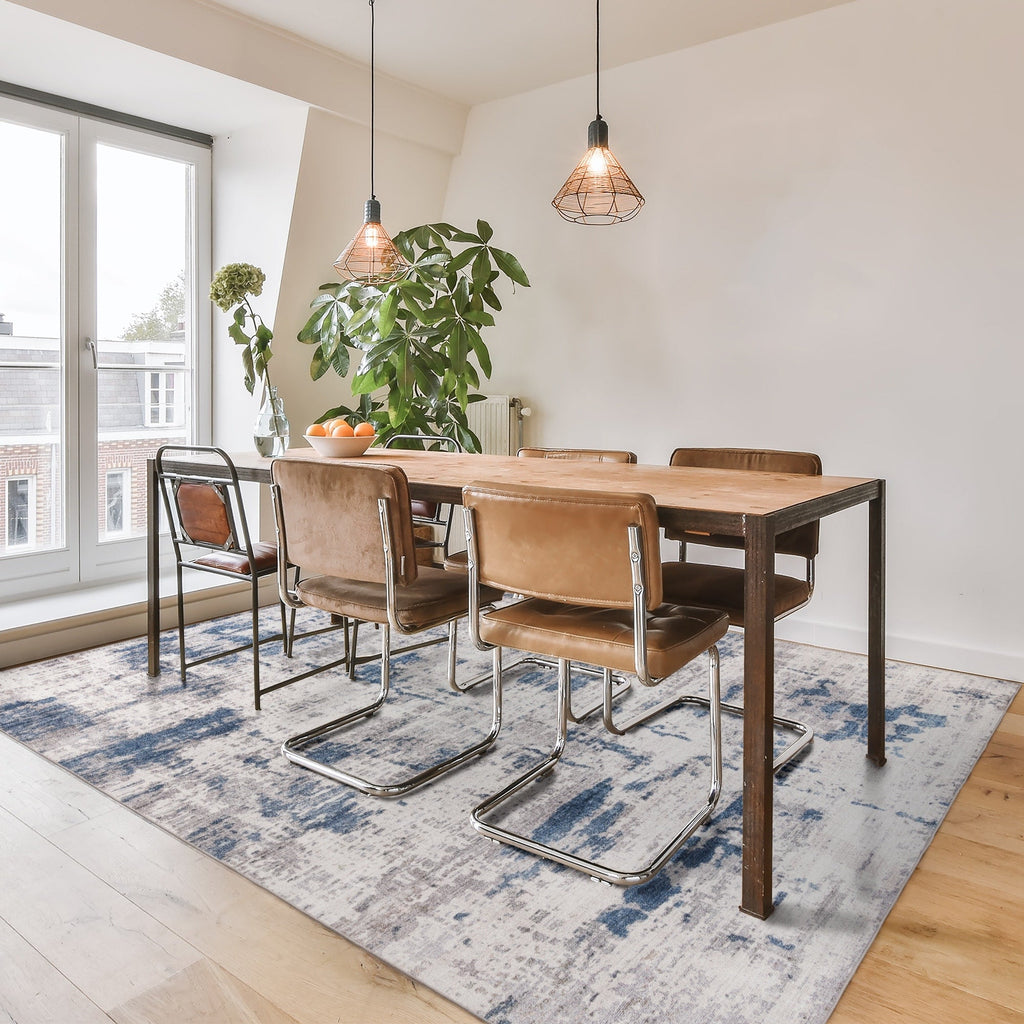 Collection de tapis Gertmenian Crystal Print, lavables, imprimés numériquement, à poils plats, en polyester antidérapant