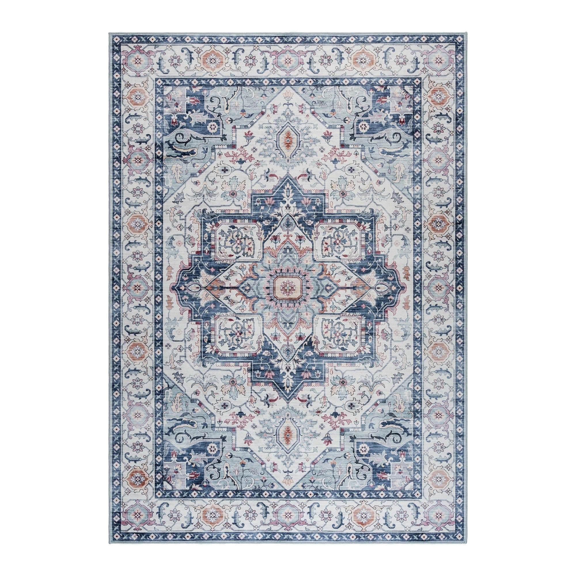 Collection de tapis Gertmenian Crystal Print, lavables, imprimés numériquement, à poils plats, en polyester antidérapant