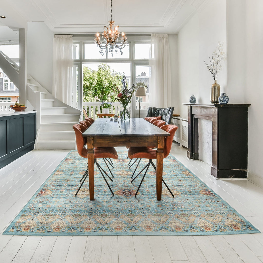 Collection de tapis Gertmenian Crystal Print, lavables, imprimés numériquement, à poils plats, en polyester antidérapant