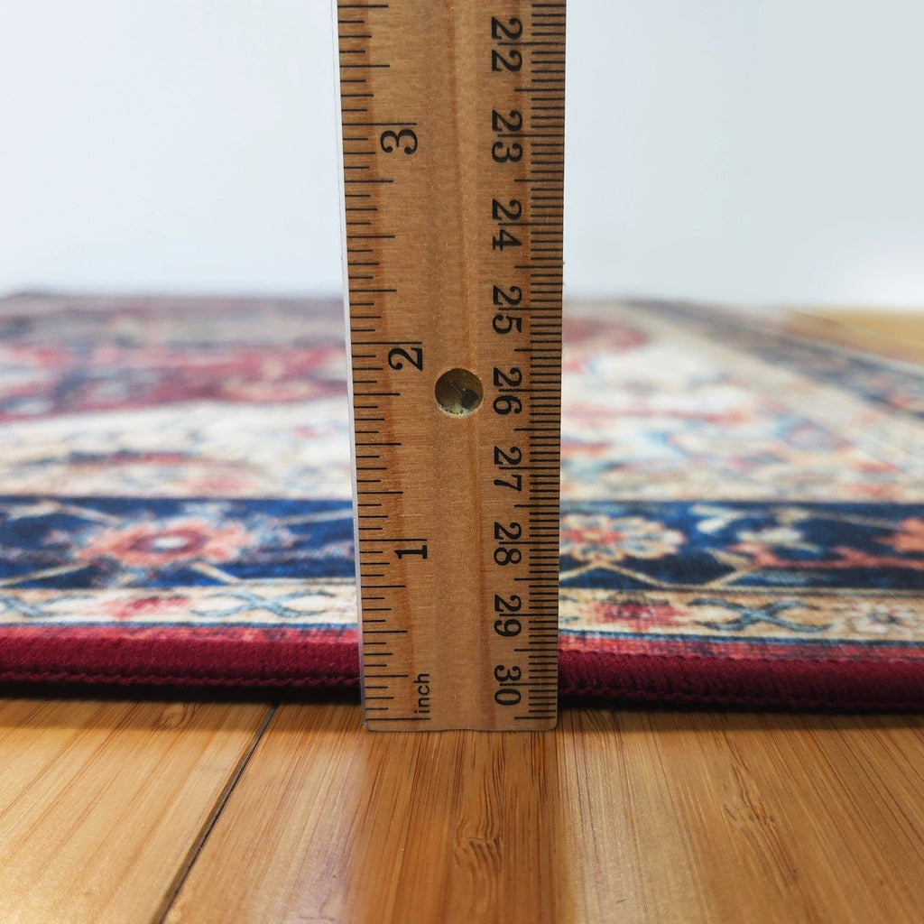 Collection de tapis Gertmenian Crystal Print, lavables, imprimés numériquement, à poils plats, en polyester antidérapant