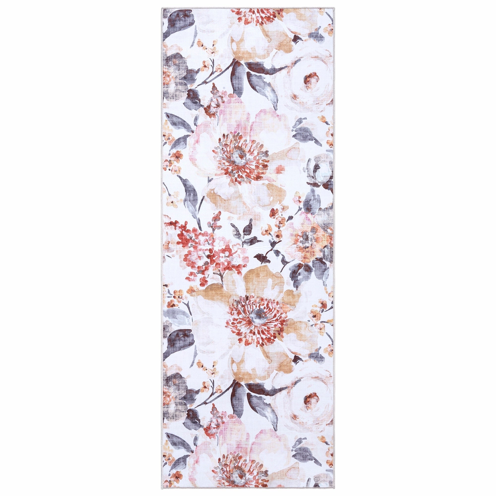 Collection de tapis Gertmenian Crystal Print, lavables, imprimés numériquement, à poils plats, en polyester antidérapant