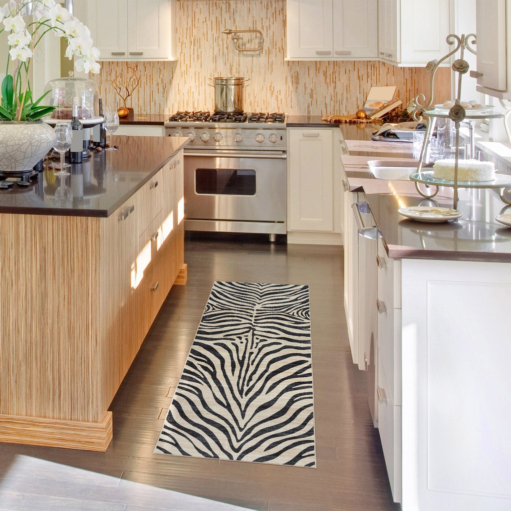 Collection de tapis Gertmenian Crystal Print, lavables, imprimés numériquement, à poils plats, en polyester antidérapant