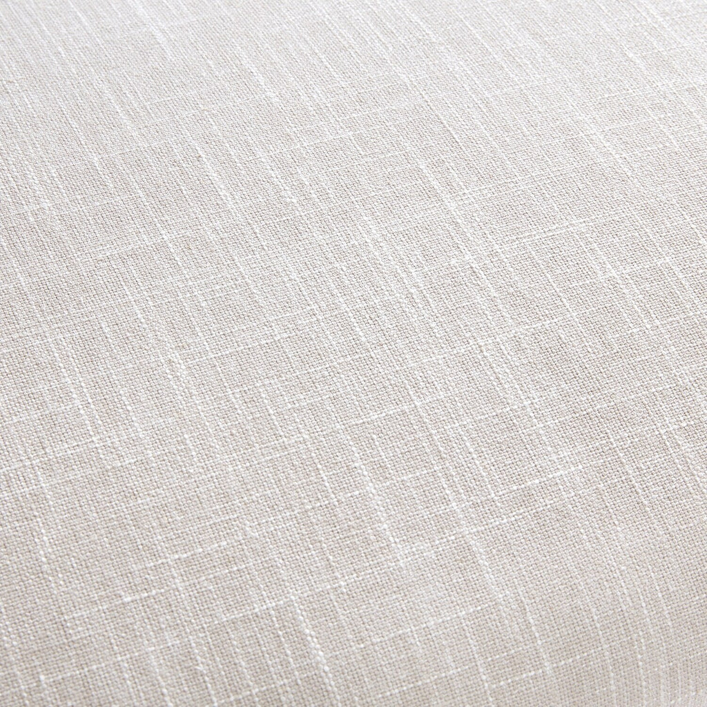 Banc d'entrée rembourré en tissu, banc de chambre pour bout de lit beige, bois massif 44 pouces