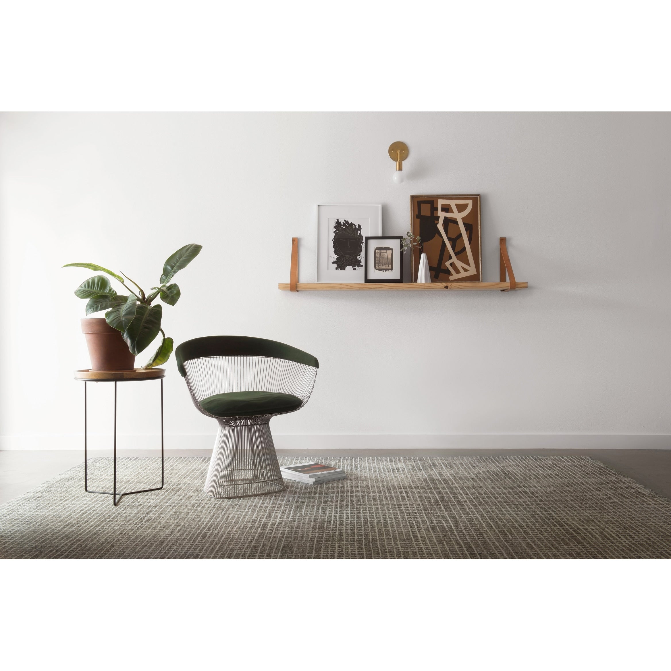 Tapis en laine Alexander Home Mosaic Farmhouse fait main