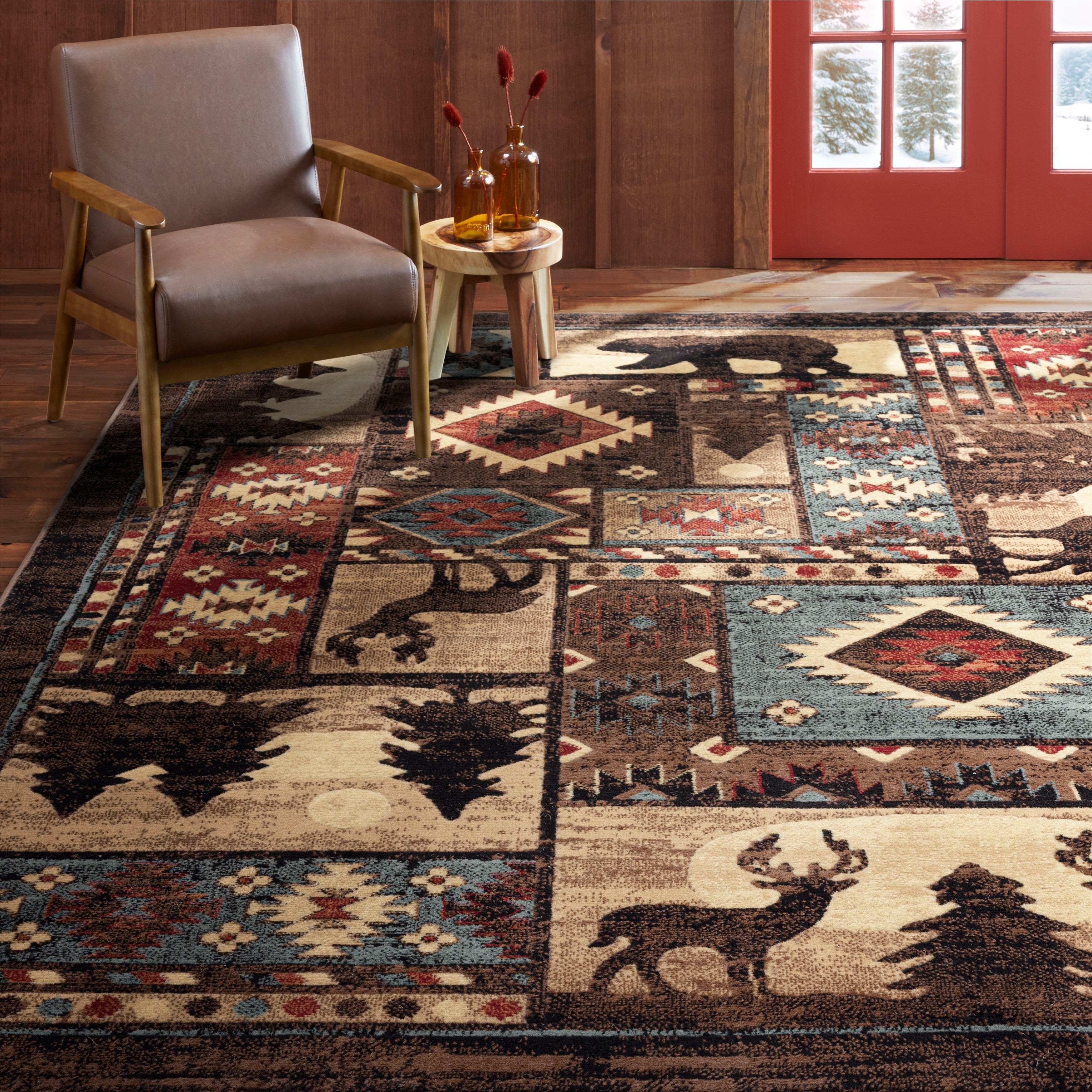 Tapis rustique Home Dynamix Buffalo Bear