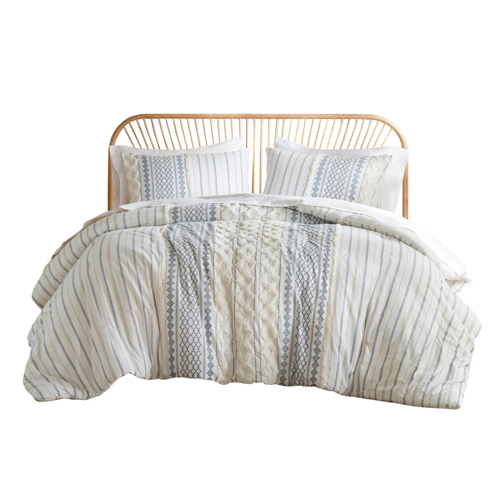 INK+IVY Imani Cotton Printed Comforter Set with Chenille
