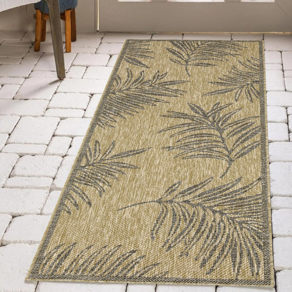 Tapis d'intérieur/extérieur / Passe-plat / Paillasson - Lavable en machine, résistant aux intempéries et aux UV - Imperméable - Liana