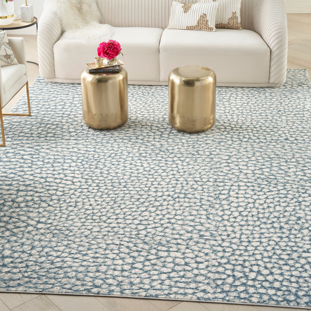 Tapis moderne abstrait en galets Nourison Joli