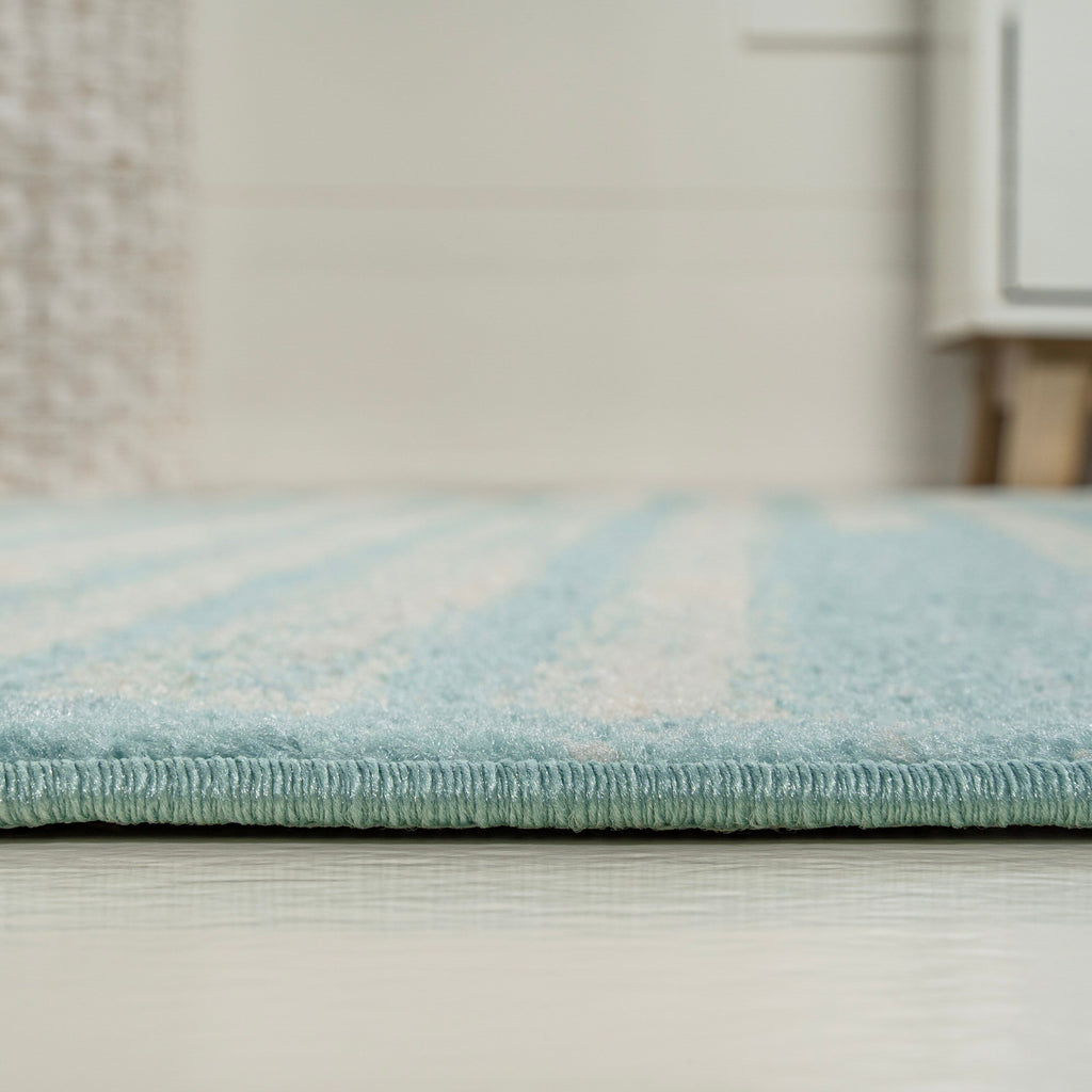 JONATHAN Y Tapis moderne à rayures berbères Aksil