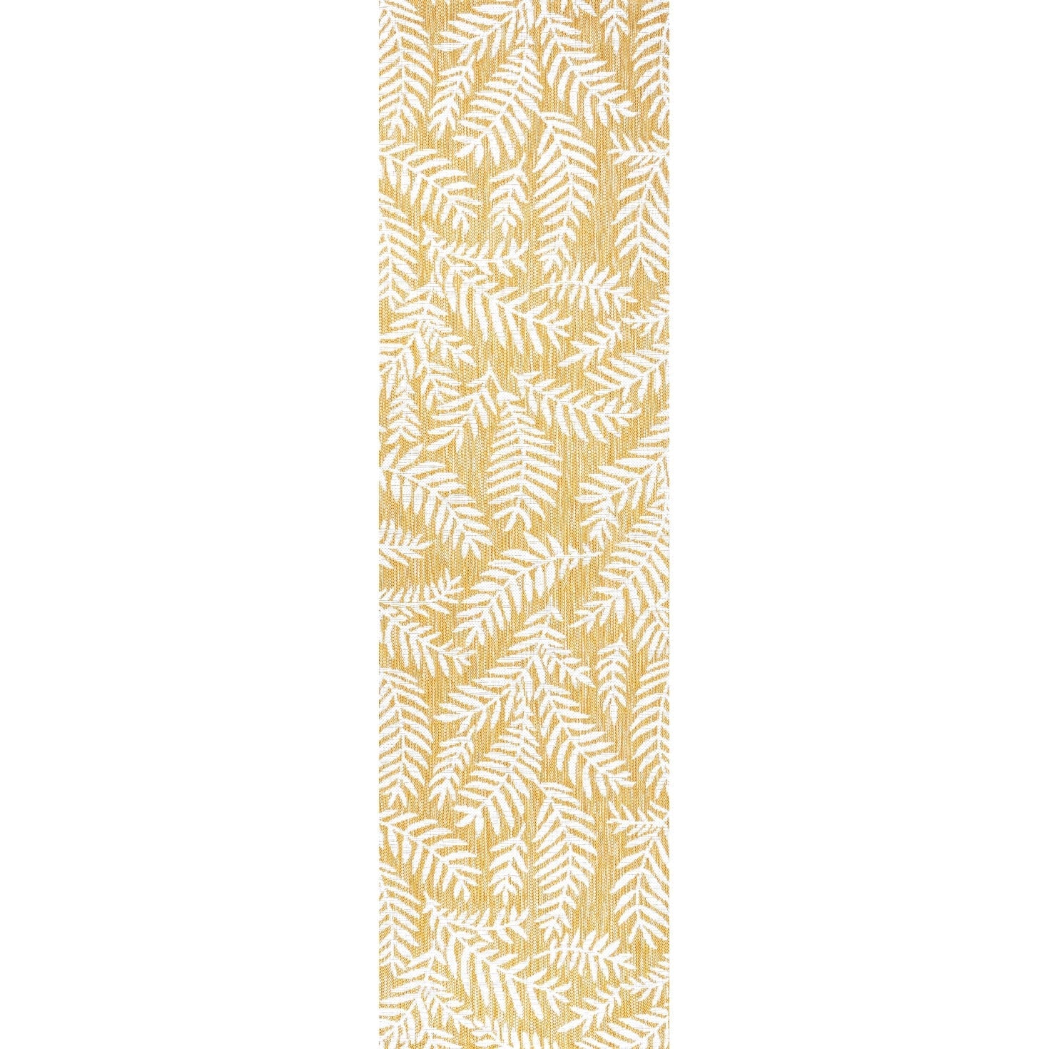 JONATHAN Y Tapis intérieur/extérieur à fronde de palmier Galon