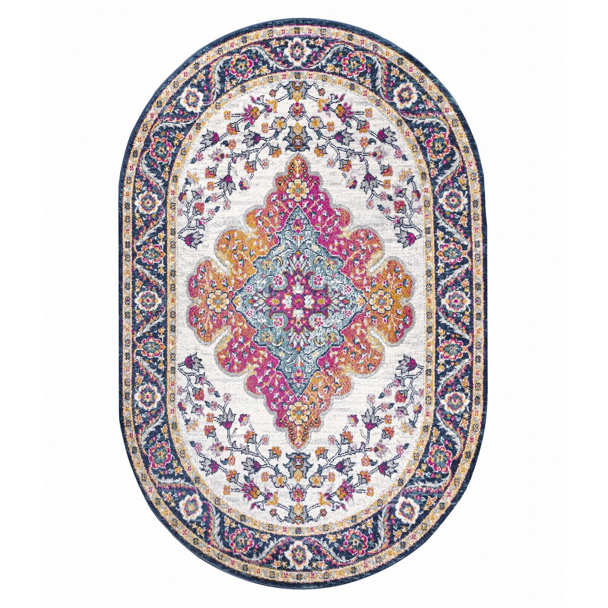 Tapis JONATHAN Y Inigo FLAIR Boho Vintage à médaillon