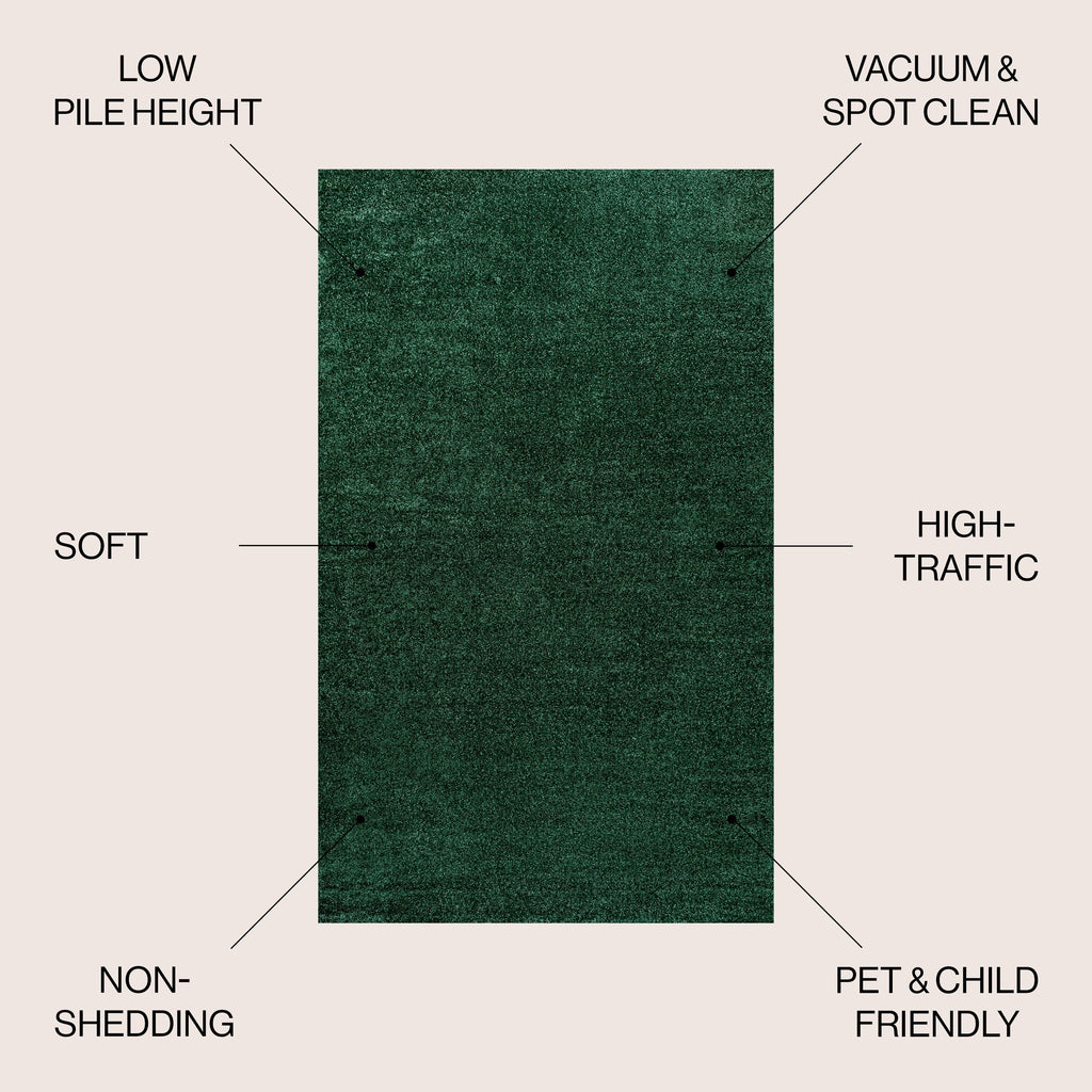 Tapis JONATHAN Y à poils courts et unis