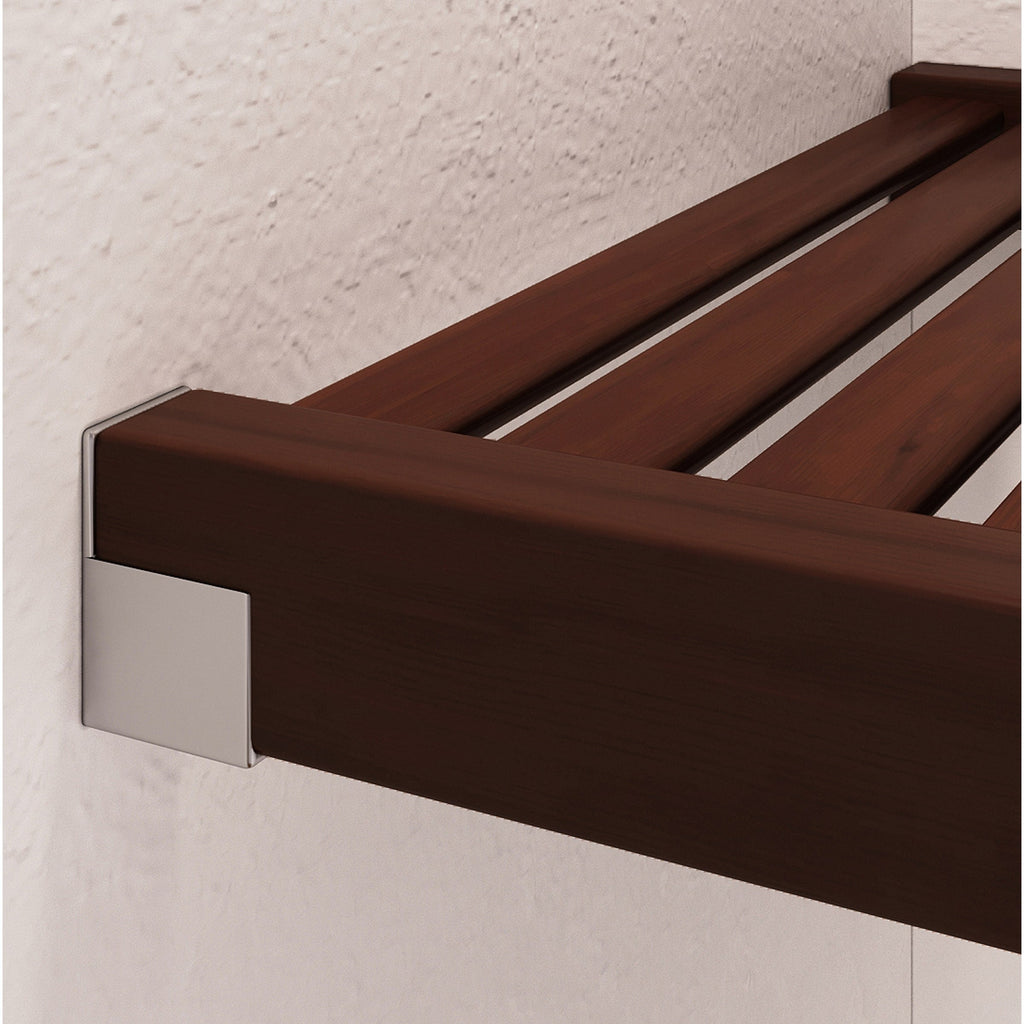 Système de placard intégré Simplicity en bois massif de John Louis Home, expresso